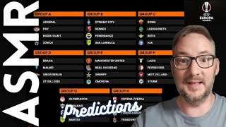 Europa League Early Predictions 2022/23 [ASMR] screenshot 4