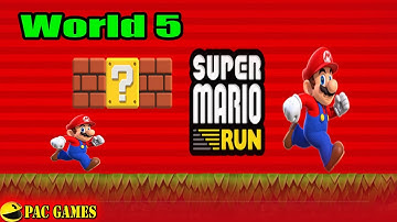 Super Mario Run - World 5 All Levels / Boss Level Gameplay Walkthrough #5