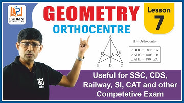 Altitude and Orthocentre of a Triangle | SSC, Railway, CDS | Geometry (Part-7)