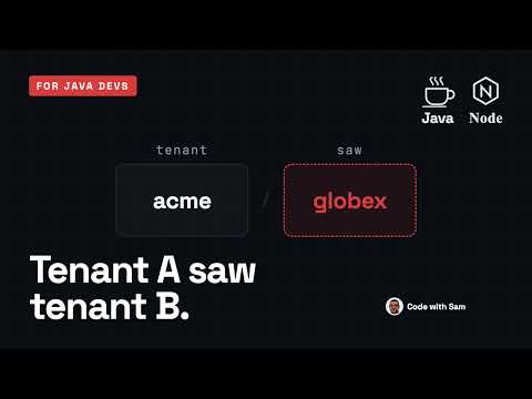 Spring to NestJS Multi Tenancy in 4 Minutes: Tenant A Saw Tenant B 🔥