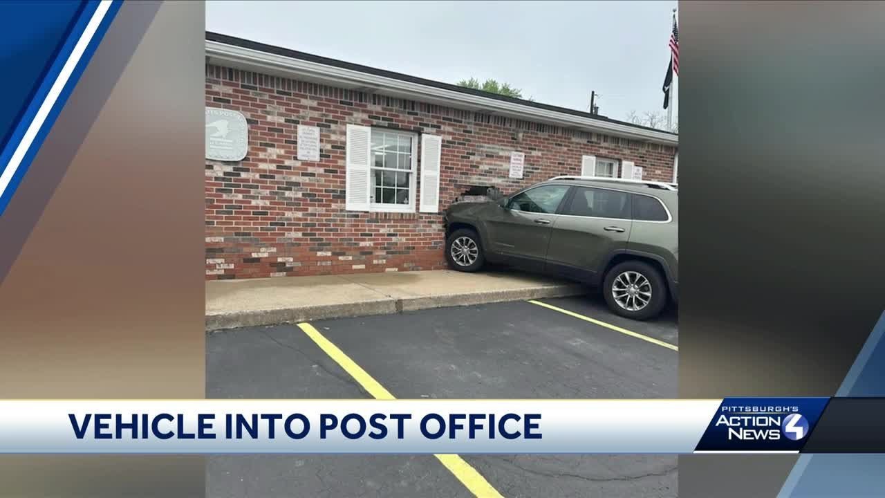 Vehicle hits post office in Westmoreland County YouTube