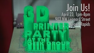 Were Having a 3D Printing Party!