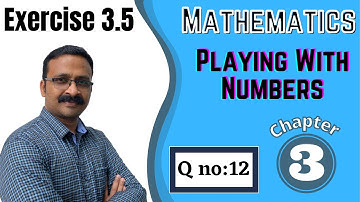 class 6 || maths || chapter 3 || exercise 3.5 || Q 12 || CBSE | NCERT || Rony George || 3.5 q 12 c 6
