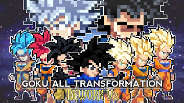 Goku all transformation | sprite animation