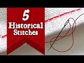 5 Simple Hand Stitches for Historical Sewing