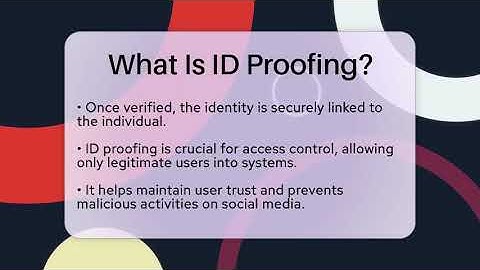 What Is ID Proofing? - Everyday-Networking