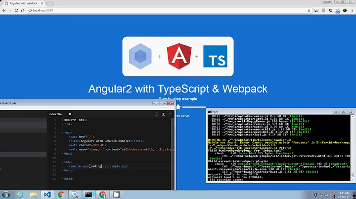 #karthikdeva Angular2 with Typescript and webpack for beginners - Part1