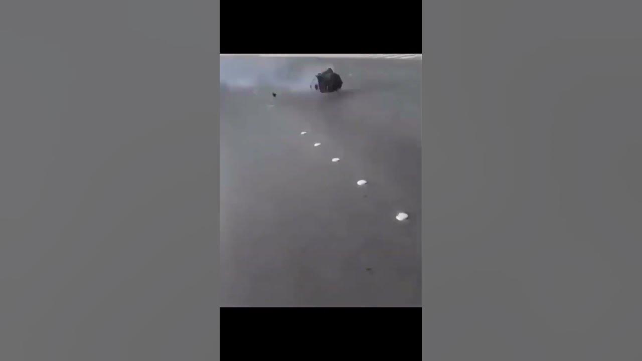 Engine Falls Out of Crashing Car - YouTube