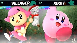 Super Smash Bros Ultimate Amiibo Fights EX Villager vs Kirby
