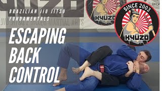 Brazilian Jiu Jitsu Fundamentals- Escaping Back Control
