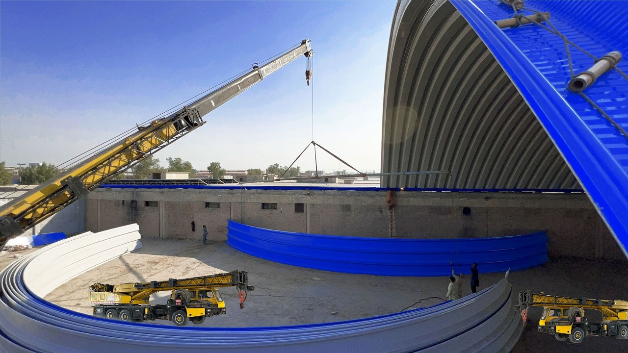 Cost Saving Projetec incredable Mechanical Seaming Self Supported Hall Roof Without Middle Support