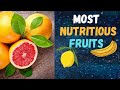 Most Nutritious Fruits || 5 Fruits To Eat For A Healthy Body || Best Nutritious Fruits on the Earth