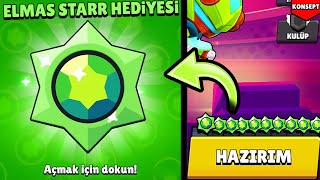 Yeni̇ Elmas Starr Hedi̇yesi̇ Sadece Elmas Çikiyor - Brawl Stars Konsept