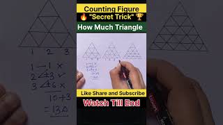 Counting Figures Shortcut 🔥 | Triangle Puzzle Challenge
