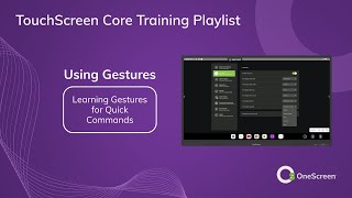 Using Gestures for Quick Commands - Touchscreen Core Training screenshot 4