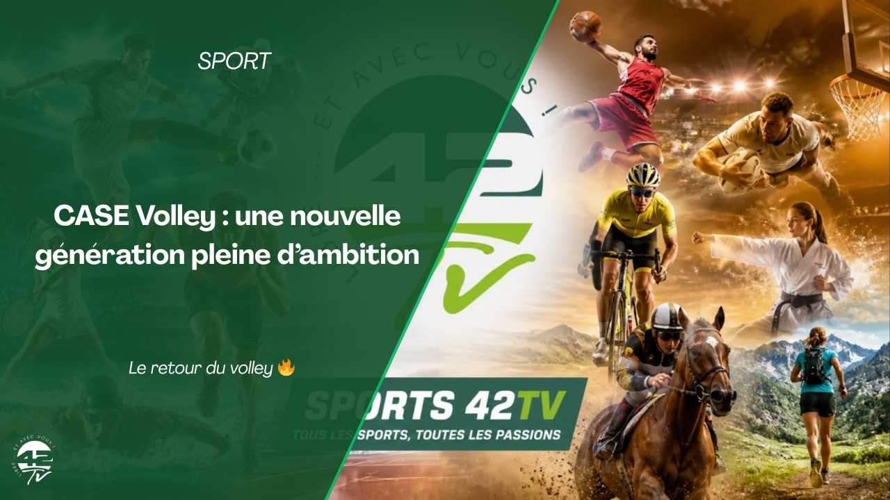 Le volley renaît à Saint-Étienne : les jeunes du CASE visent le sommet