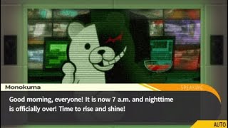 (Japanese) Danganronpa Dialogue - Monokuma's Morning Announcement