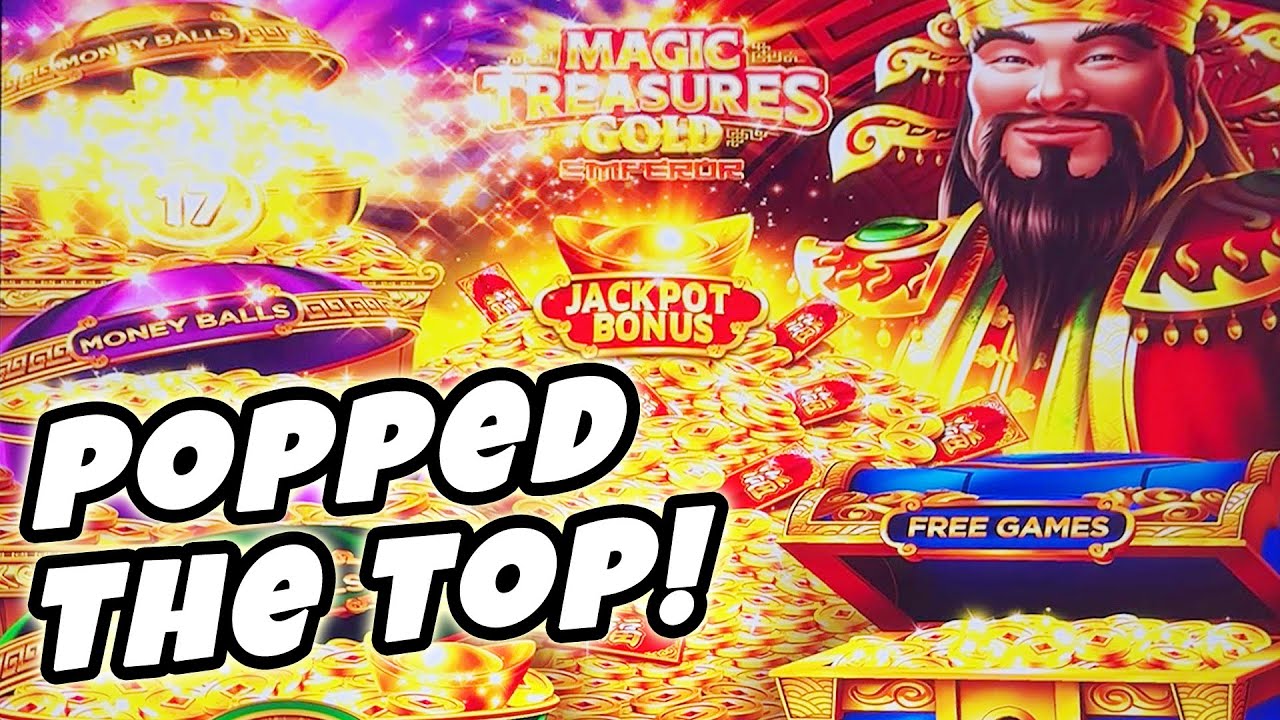 Popped the Top Pot in Magic Treasures Gold! Nice Session at the Palms Casino in Las Vegas!