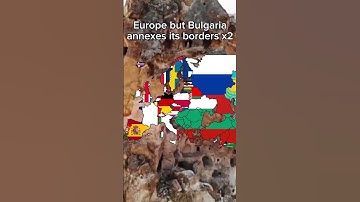 Europe but Bulgaria annexes its borders x2 #map #geography #europe #mapping
