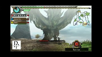 QUEEN DANCING IN THE MOUNTAIN! - Monster Hunter Portable 3rd PSP