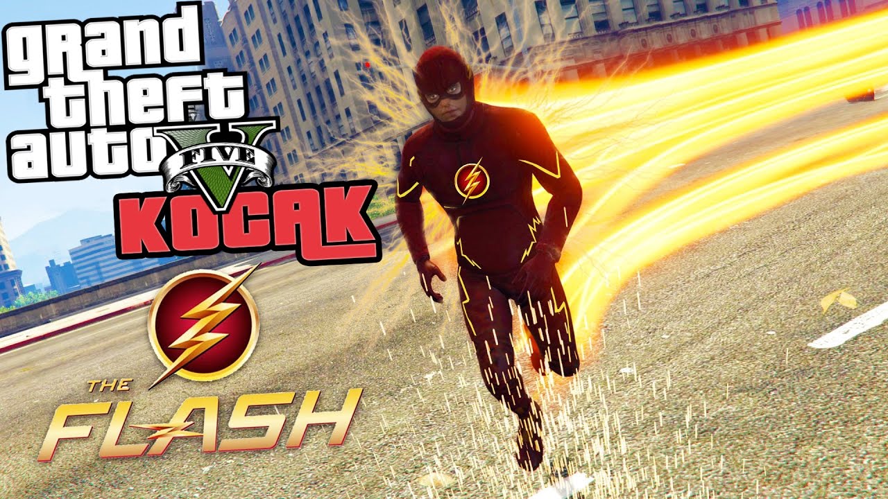 THE FLASH GILA!!!!MOD THE FLASH(GTA 5 KOCAK INDONESIA)