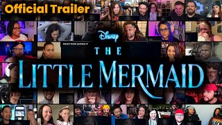 The Little Mermaid - Official Trailer || REACTION MASHUP || Halle Bailey - Disney