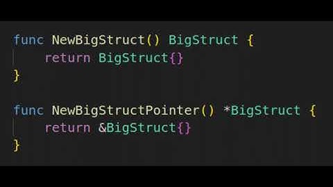 Go: Pointers for performance redux