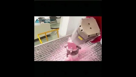 5 Axis Cnc Router Machine for Wood/Foam #5axis #atc #woodworking #cncmill #machine #5axismachining