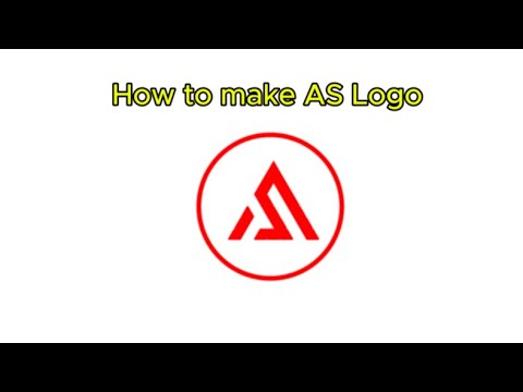 How to draw AS logo by Adobe illustrator 2024 - YouTube