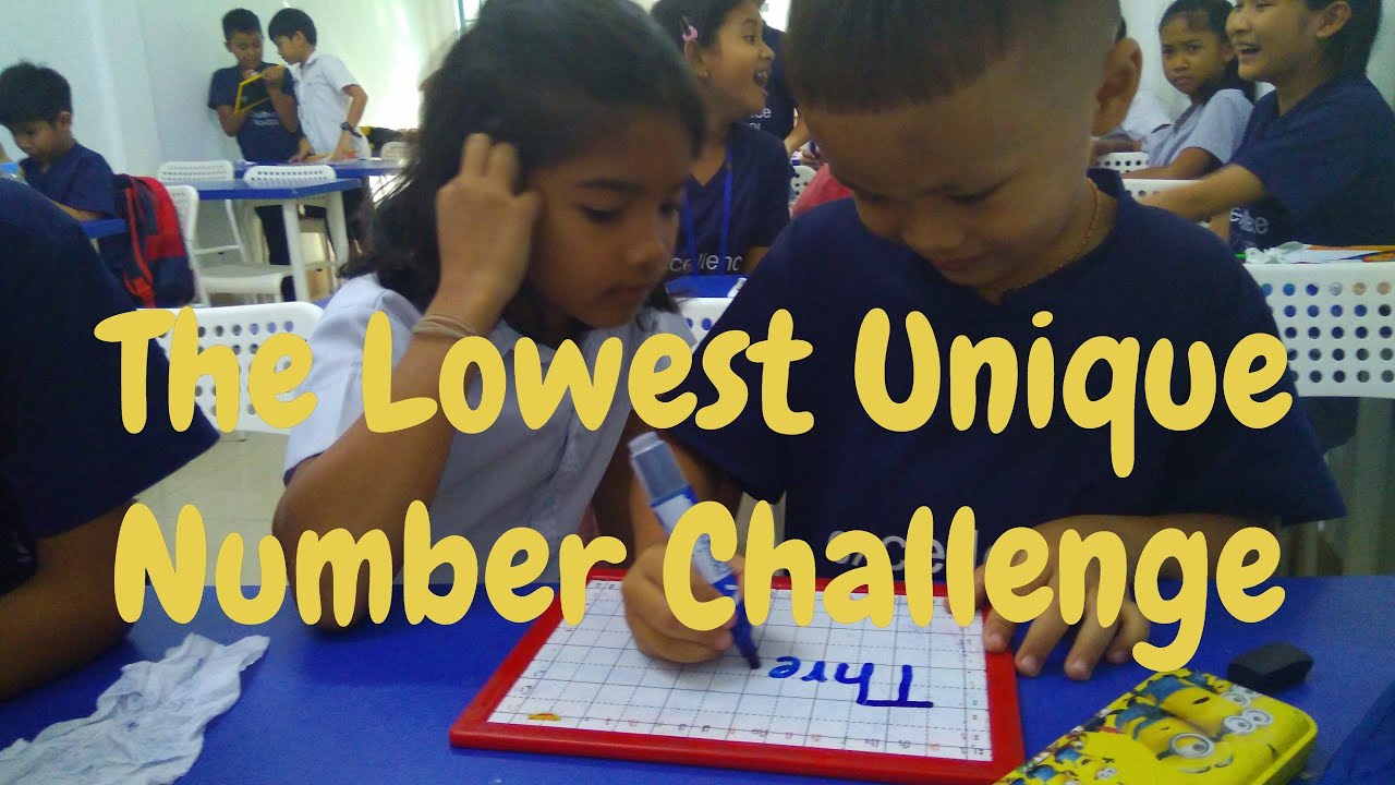 The Lowest Unique Number Challenge Spelling Numbers 1 10 YouTube The Lowest Unique Number Challenge Spelling Numbers 1 10 YouTube