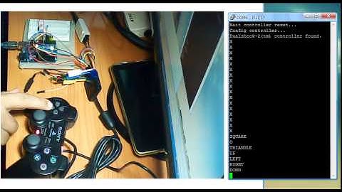 Arduino and Playstation2 Controller library test