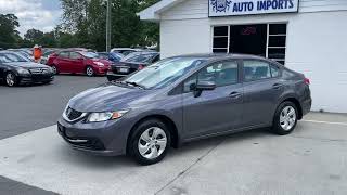 2014 Honda Civic Sedan 4dr CVT LX @BelmonteAutoImports in Raleigh NC