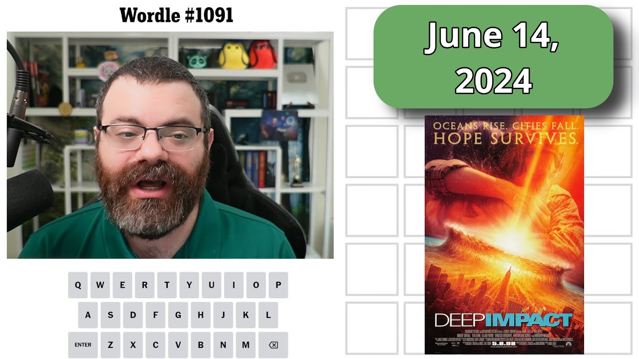 Solving Wordle 1091 June 14 2024 YouTube Solving wordle 1091 june 14 2024 youtube