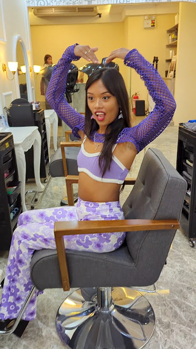 🇵🇭 HOT FILIPINA BARBIE SALON BEAUTY PURPLE NEWPORT WORLD RESORTS MANILA LUXURY LIVING PHILIPPINES