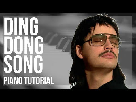 Piano Tutorial: How to play Ding Dong Song by Gunther - YouTube