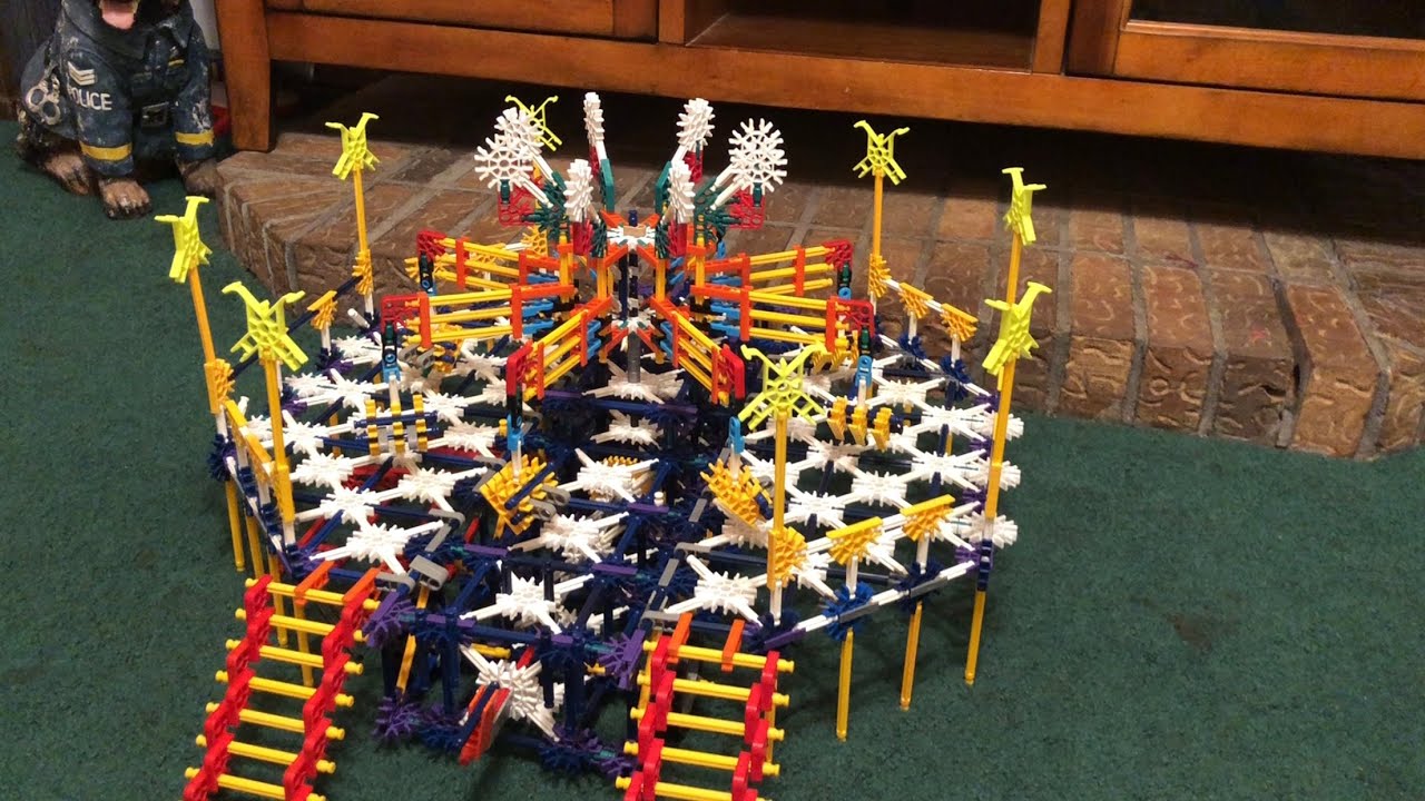 NATURAL & SUPER NATURAL CARNIVAL ボックスセット Knex KMG XLR-8 Fair Ride / Carnival Ride Model Set Up And
