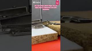How to Adjust Cabinet Hinges Like a Pro! 3D Adjustment Made Easy #diy #tips #tricks #home #how #hack