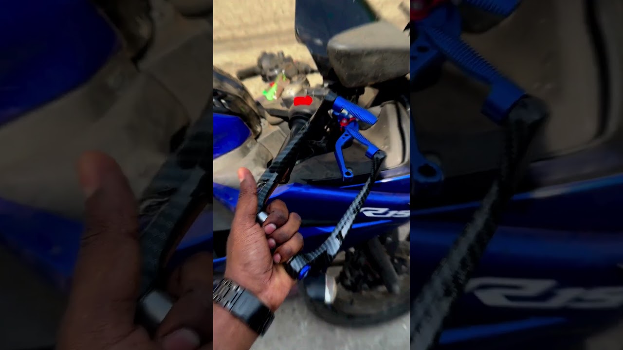 ADJUSTABLE LEVERS AND LIVER PROTECTOR INSTALLED IN YAMAHA R15 V3 | VM Autoparts | ARK Diaries