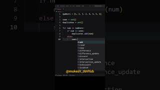 How to find duplicate element in the List #pythonforbeginners #pythonlogic #codinglife #coders