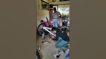 Unboxing and assembling of Urban Terrain bicycle 🔥🚲 #cycle #mountainbicycle #youtubeshorts #shorts