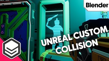 Create custom collision for Unreal in Blender (Tutorial) by #SyntyStudios