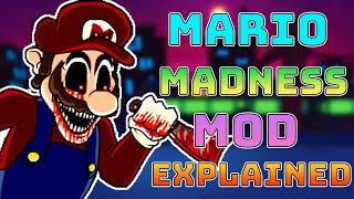 Mario Madness Mod Explained ( Mario 85, Mario.EXE, I HATE YOU Luigi)