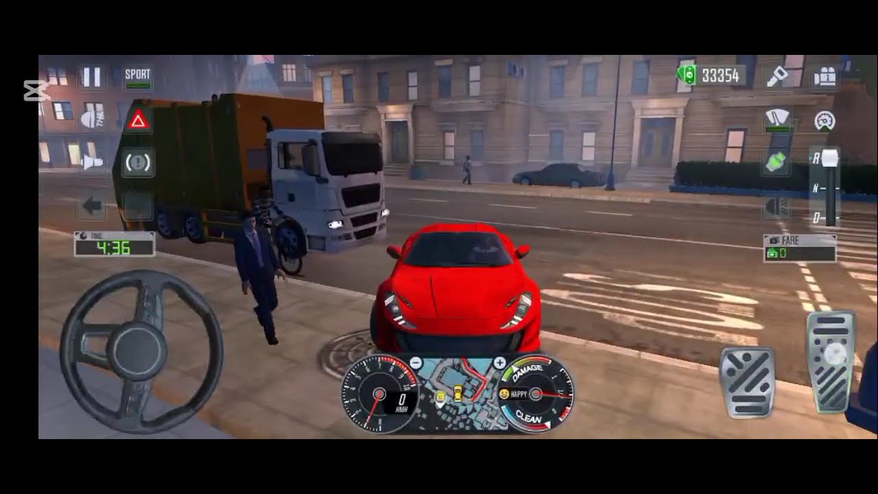 Super car Parvite texi derive game Mobile  part 80