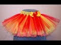 Пышная юбка пачка туту из фатина своими руками DIY tulle skirt handmade