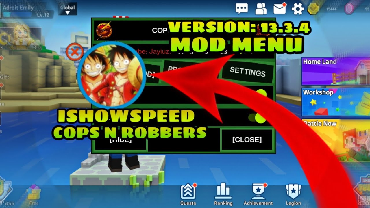 COPS N ROBBERS ||13.3.4|| ISHOWSPEED MOD MENU BY JAYIUZ ✓