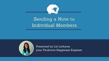 Sending a Note to an Individual