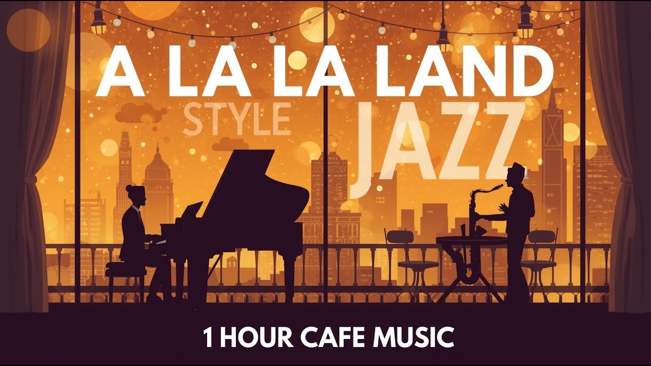 La La Land Style Jazz ☕ 1 Hour Cafe Music for Study, Work & Relax