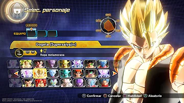 Como conseguir a Gogeta ssj4 en Dragon Ball Xenoverse 2?