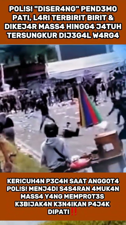Kasihan Pak Polis! #demo #dpr