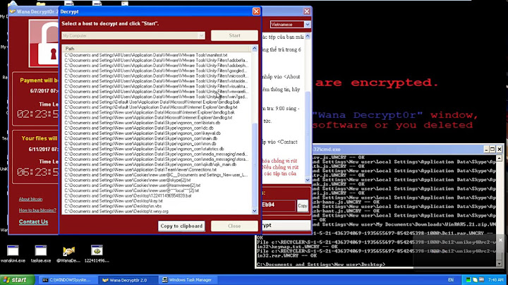Hướng dẫn giải mẫ giải mã wannacry năm 2024